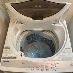 TOSHIBA AW-5G9(W) 5kg 洗濯機 2021年式の画像