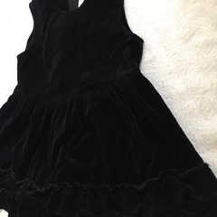 ベロアワンピースセット　ボレロとワンピースのセット　95センチの画像