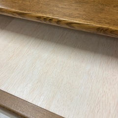 ライティングビューロー　浜本工芸　5段引き出しブラウン【トレファク堺福田店】の画像