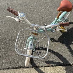 18インチ　⭐︎ 女の子　自転車　水色⭐︎の画像