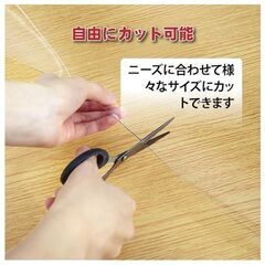 【新品】テーブルマット 透明 110 cm x 110 cmの画像