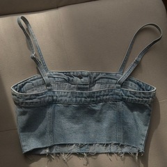 TWI デニムベアトップ S ライトブルーの画像