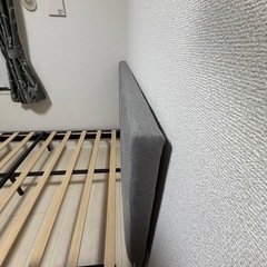 ベッドフレーム、ベッドマットセット（ダブルサイズ）の画像