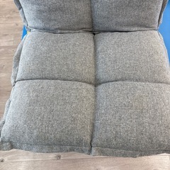 座椅子  グレー  リクライニングの画像