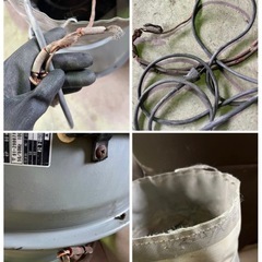 TA388 National ナショナル 斜流ダクトファン FY-300SF 業務用ダクト換気扇 排気 吸引 粉塵処理用 送風機 動作未確認 ジャンク 現状渡しの画像