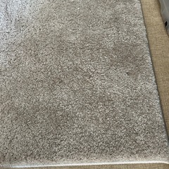 ニトリ　アクセントラグ　NウィンザBE ベージュ　の画像