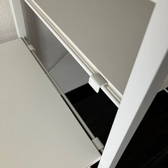 キッチンラック　キッチンカウンター　収納　棚　白　ホワイトの画像