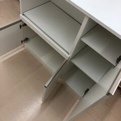 【ジャングルジャングル和歌山店】【Wa3318】レンジ台 ﾎﾜｲﾄ 天板反り有　リユースショップ リサイクルショップ 中古家具 中古家電 中古自転車 古着 冷蔵庫の画像