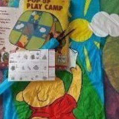 ①【未使用】くまのプーさん ハウステント ポップアップテントの画像