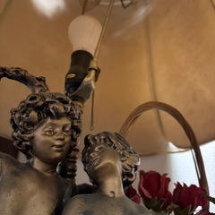 レトロ　アンティーク　シェードランプの画像