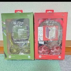 進撃の巨人　ハンズフリー 首掛け扇風機 ダブルファン セットの画像