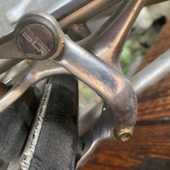 【決まりました】クロモリ　シマノ パナソニック　ロードバイクの画像