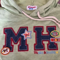 ミキハウス　サイズ140cm パーカートレーナーの画像