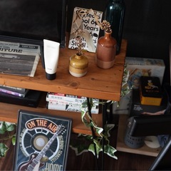 無料　天然木テレビ台の画像