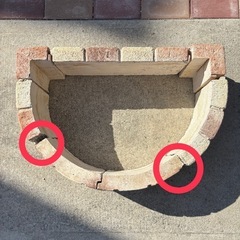 お話中です　花壇の画像