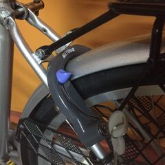 レンタサイクル店使用　自転車整備士整備済み！》NO189　中古車　26インチ　シティサイクル 　シルバーの画像