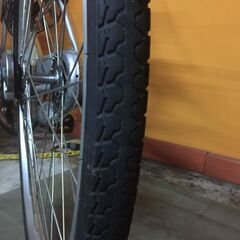 レンタサイクル店使用　自転車整備士整備済み！》NO189　中古車　26インチ　シティサイクル 　シルバーの画像