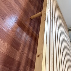 スノコ　ベッド　ダブル　の画像