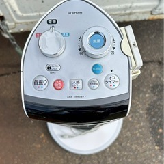 【中古品】KOIZUMI コイズミ　2018年製　送風機能付 ファンヒーター KHF-1281の画像