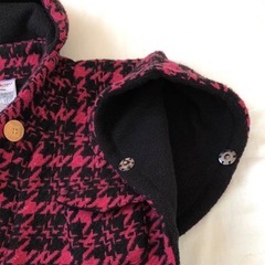 ポンチョ風コート　cobycoby 80サイズの画像