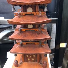 【リサイクルショップどりーむ鹿大前店】No.3437　5重の塔　ライト　ミニチュア　インテリアの画像