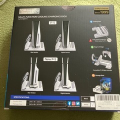 コントローラースタンド　Play*Station PS5 Slim ゲーミング多機能ステーション 過充電防止 Dualsenseコントローラー用充電ドック 充電スタンドの画像