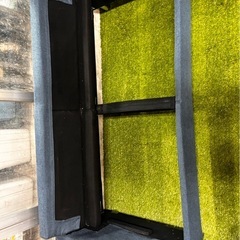 格安★ファブリックソファ　ネイビー　2人がけソファ　の画像