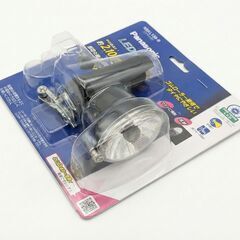 【新品】漕いでも軽い！パナソニック LED発電ランプ 黒 NSKL138-Bの画像