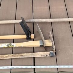 鍬・万能鍬・ジョレン鍬・柄杓の画像