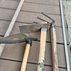 鍬・万能鍬・ジョレン鍬・柄杓の画像