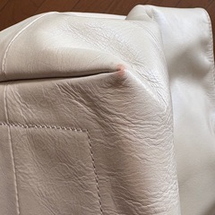 韓国購入 本革トートバッグの画像