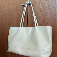 韓国購入 本革トートバッグの画像