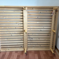 スノコ　ベッド　ダブル　の画像