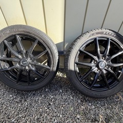 G・SPEED アルミホイール　15×4.5J +45 4穴　165/50R15 中古品　4本セットの画像