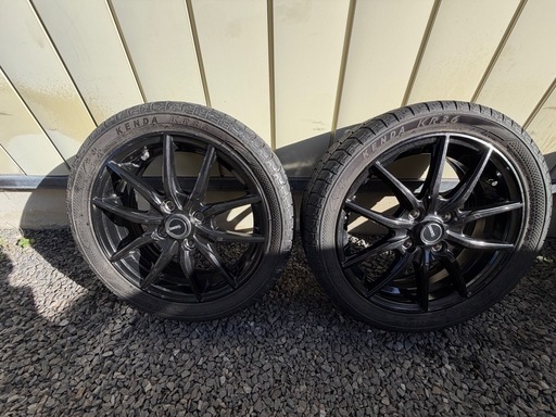G・SPEED アルミホイール　15×4.5J +45 4穴　165/50R15 中古品　4本セット