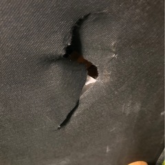 ファブリックソファ　1.5人がけ　チャコールグレー　L字ソファの画像