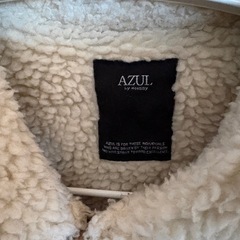 AZULbymossy アズールバイマウジー　ボアブルゾン　コーデュロイ　Lの画像