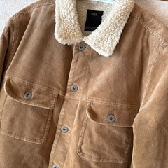 AZULbymossy アズールバイマウジー　ボアブルゾン　コーデュロイ　Lの画像