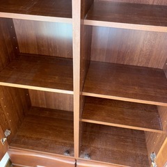 GY1122 本棚　棚可動式　観音開きの画像