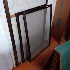アルミ？の網戸　あみ戸の画像