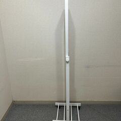【ニトリ】キャスター付 全身鏡 ホワイト　スタンドミラー 収納棚付 姿見の画像