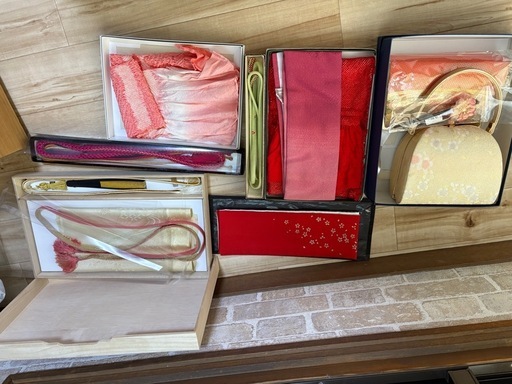 着物用バッグ、帯紐など