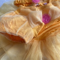 ベビーロンパース　プリンセスドレス（ヘアバンド付）　70の画像