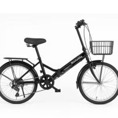 【新品】折り畳み自転車　20インチ　シマノ6段ギアの画像