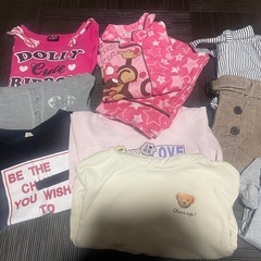 画像2枚目も追加あり！110 女の子　秋冬服　まとめ売り　福袋の画像