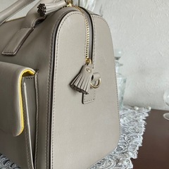 上品なアニヤハインドマーチ ショルダーバッグ グレージュ カーカバレル‼️の画像