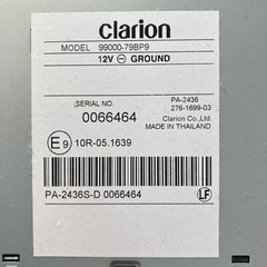 clarion  SGC-284　の画像