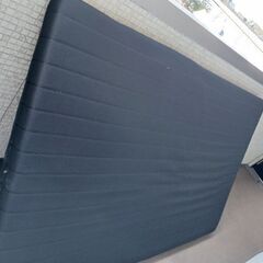 配達可!!美品♪セミダブルベッド 脚付きマットレスの画像