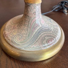 【ランプ】ペイズリー模様 ベッドサイドにいかが？の画像