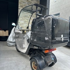 HONDA ジャイロキャノピー  実働 整備してUberやらのデリバリーにいかがですか？ リアボックスがでけえ  説明よく読んでくださいねの画像